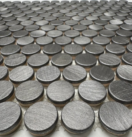 Reflections Gun Metal Penny Round