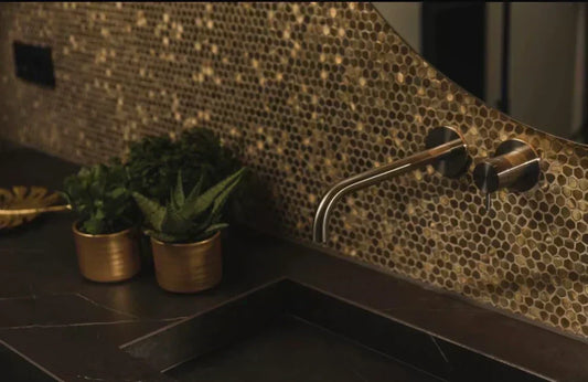 Hexagon tegels in het toilet | Inspiratie