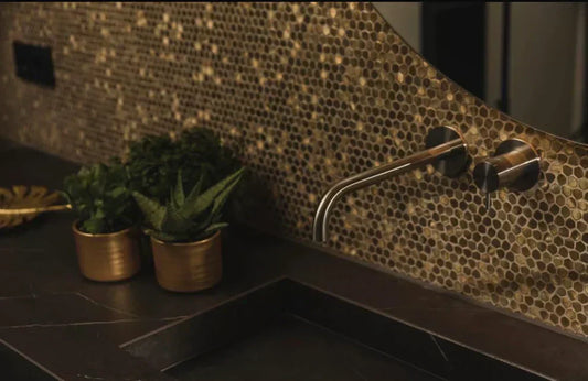 Hexagon tegels in het toilet | Inspiratie