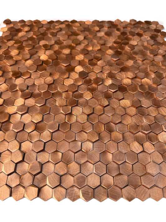 Copper Colonial Hexagon