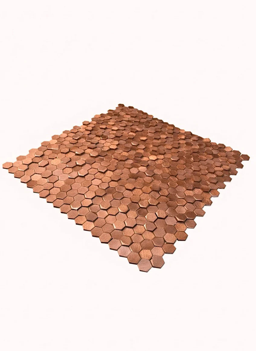 Copper Colonial Hexagon