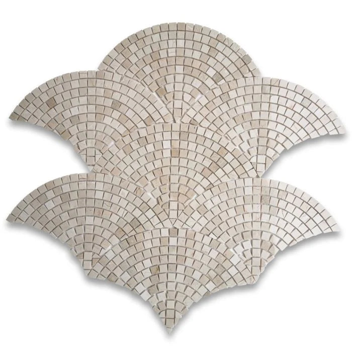 Crema Marfil Fan Shape