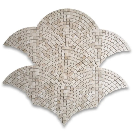 Crema Marfil Fan Shape