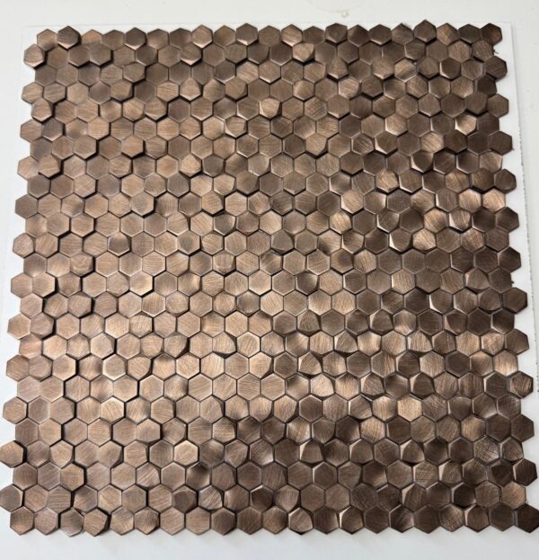 Bronze Colonial Hexagon