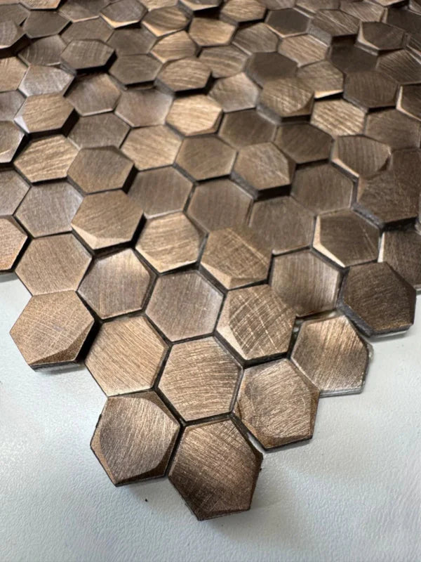Bronze Colonial Hexagon