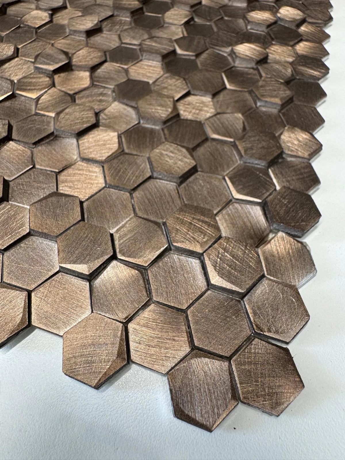 Bronze Colonial Hexagon