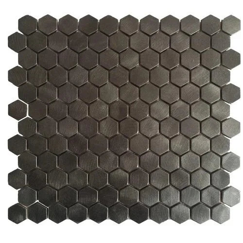Reflections Gun Metal Hexagon
