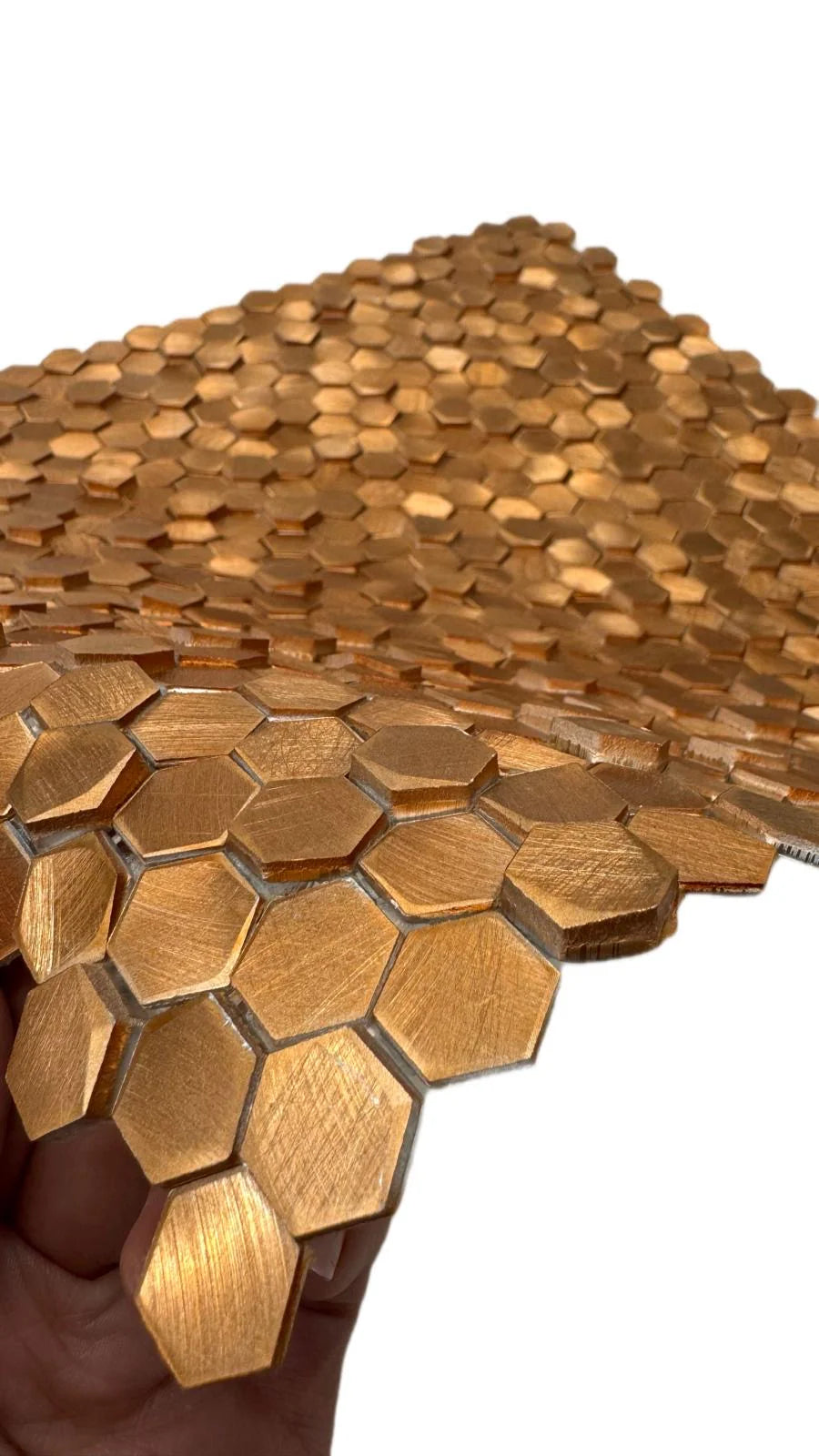Copper Colonial Hexagon