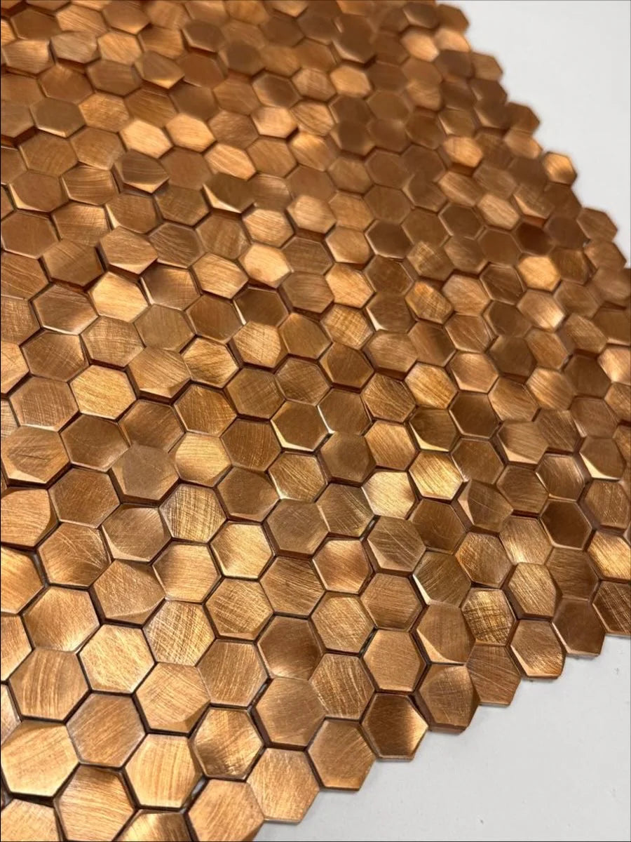 Copper Colonial Hexagon