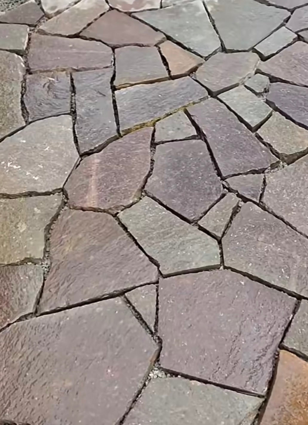 art 793 Flagstones  Italiaans Porfier 2-4pc 20-40mm