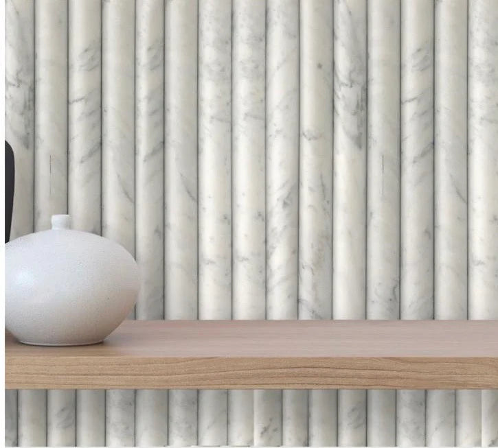 Kit Kat Kreta Bull Nose Bianco Carrara