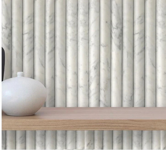 Kit Kat Kreta Bull Nose Bianco Carrara