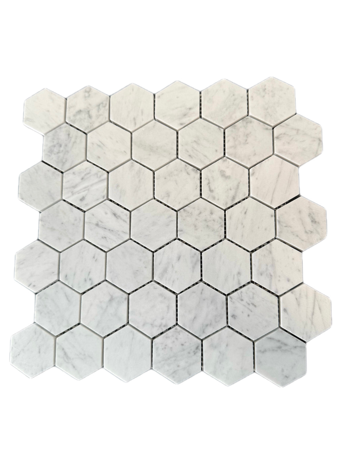art 720 Marmer Hexagon Bianca Carrara 150mm