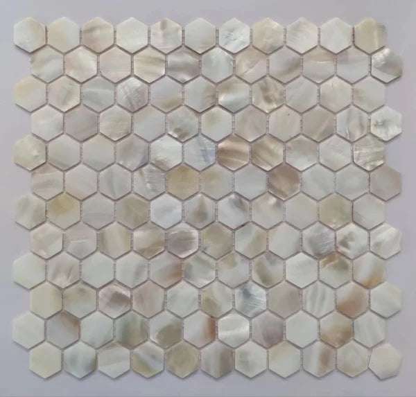 Shell Pearl Yellow Hexagon Yellow