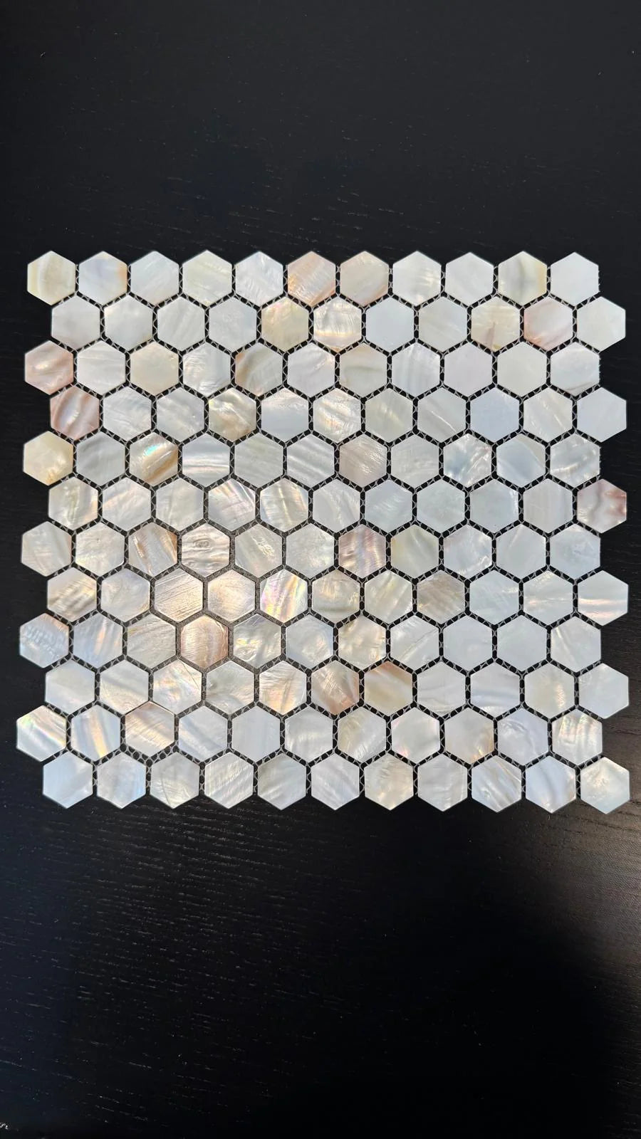 Shell Pearl Hexagon Yellow