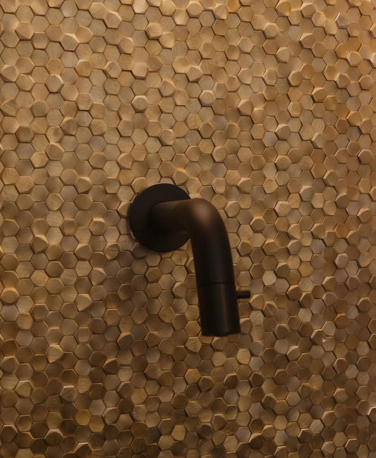 Copper Colonial Hexagon