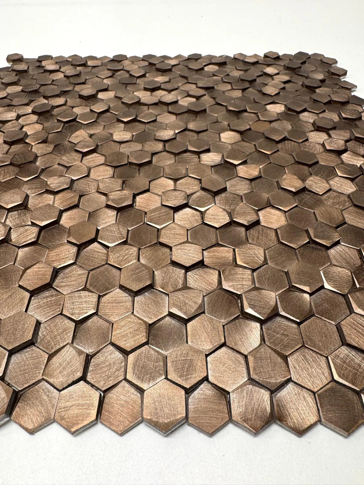 Bronze Colonial Hexagon