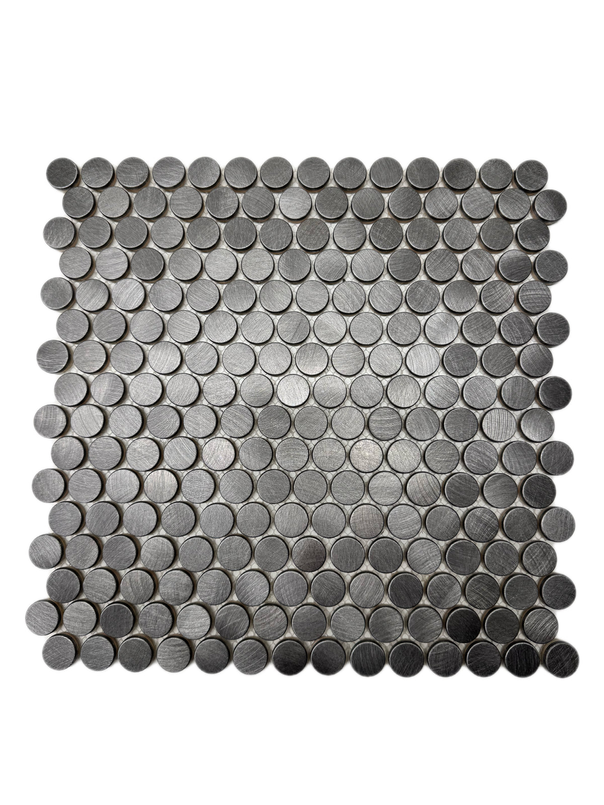 art 729 Reflections Gun Metal Penny Round 19mm