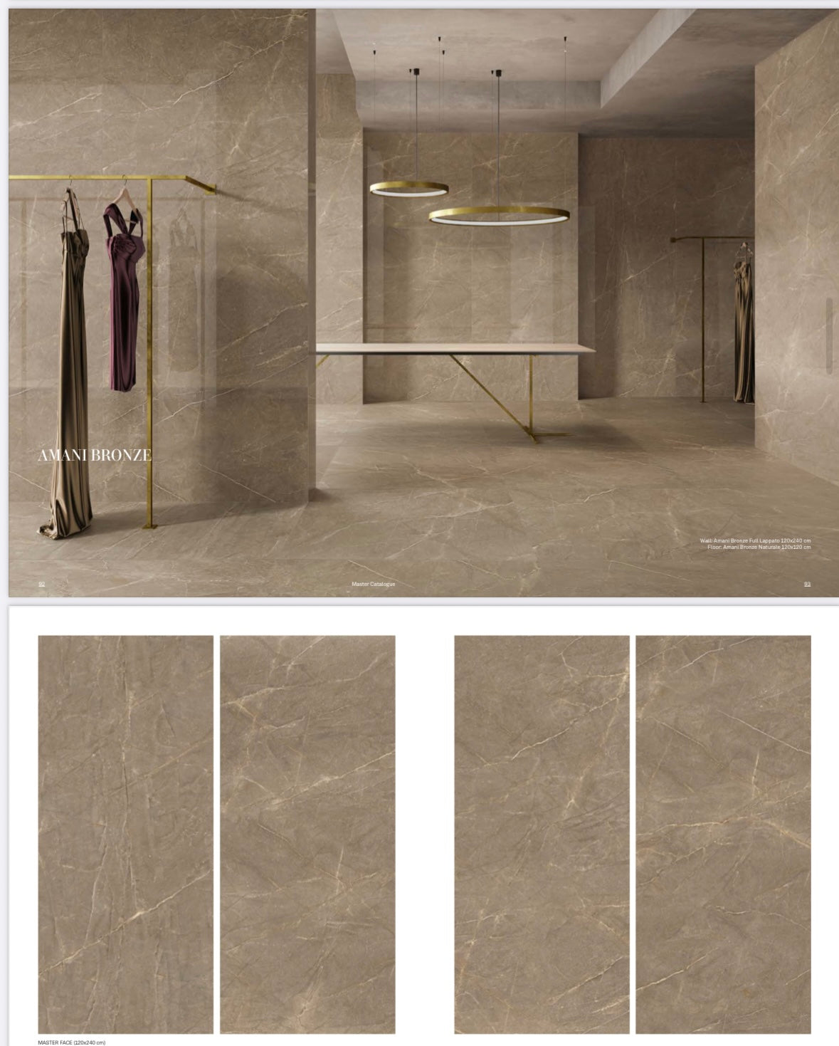 art 776 Natuursteenlook Bronze Armani glans | Nexion