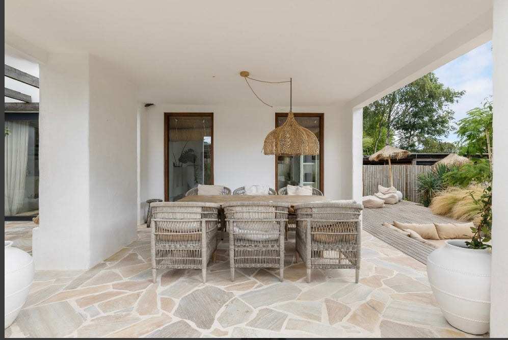 art 791 Flagstones Brasil Yellow Dikformaat 25-40mm 4-8pc M2 geselecteerd materiaal