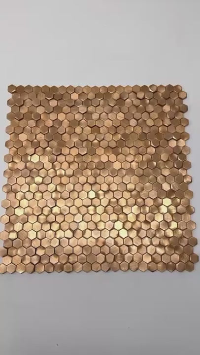 Copper Colonial Hexagon