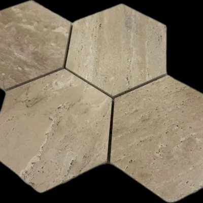 Travertin Hexagon