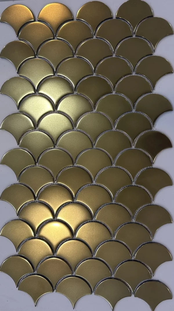 Glasmozaïek Waaier Gold - Afbeelding 3