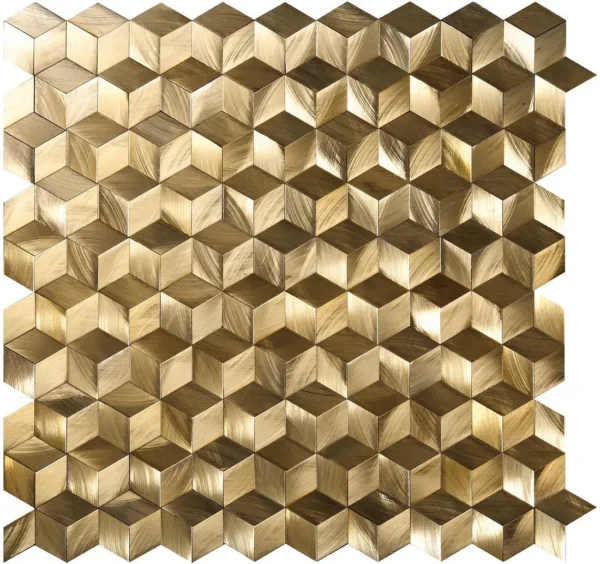 Aluminium 3D Bronze Gold