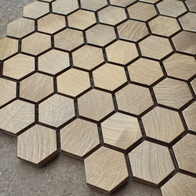 Aluminium Reflections | Hexagon Gold