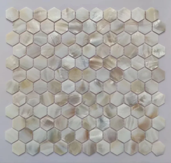 Shell Pearl Yellow Hexagon Yellow - Afbeelding 3